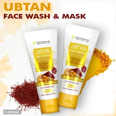 Volamena Ubtan Face Wash  Ubtan Face Pack 100 + 100 ml-thumb0