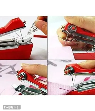 Mini Hand Red Sewing Machine Stapler Model Manual Sewing Machine-thumb3