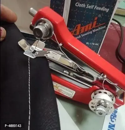 Mini Hand Red Sewing Machine Stapler Model Manual Sewing Machine-thumb4