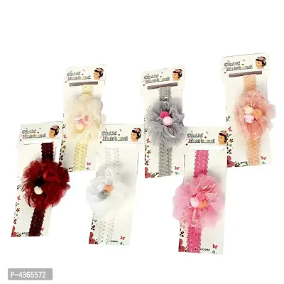 Creative Multicoloured Hairband For Girls - Set Of 4