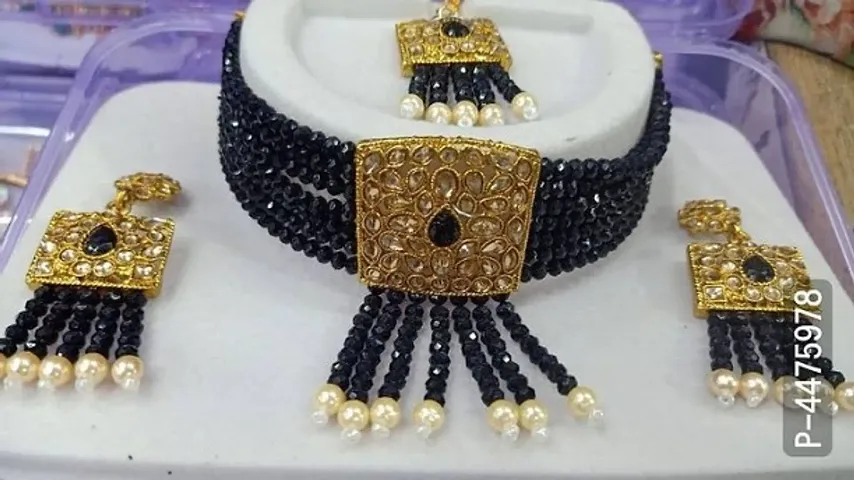 Exclusive Designer Alloy Crystal Jewellery Set