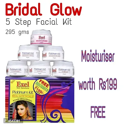 Bridal Glow Platinum Facial Kit 295 gms + 55 gms Free