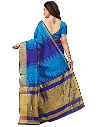 Stylish Cotton Silk Saree With Blouse Piece-thumb3