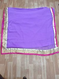 Multicoloured Georgette Saree With Blouse Piece-thumb4