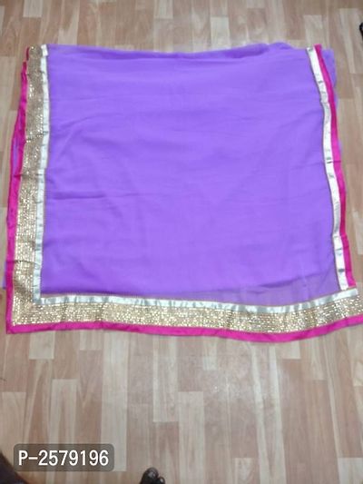 Multicoloured Georgette Saree With Blouse Piece-thumb5