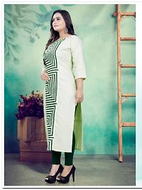 Stylish Cotton Printed Women Kurtis-thumb1