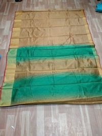 Beautiful Cotton Silk Saree With Blouse Piece For Women-thumb1