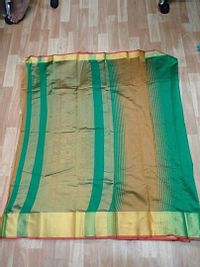 Beautiful Cotton Silk Saree With Blouse Piece For Women-thumb2