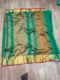 Beautiful Cotton Silk Saree With Blouse Piece For Women-thumb3