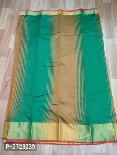 Beautiful Cotton Silk Saree With Blouse Piece For Women-thumb5