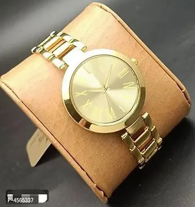 Stylish Metal Bracelet Quartz Watch For Women-thumb0