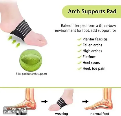 Premium Quality 1 Pair Strutz Cushioned Arch Foot Support Decrease Plantar Fasciitis Pain Correction Night Foot Care Corrector Thumb Goodnight