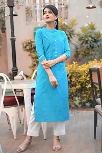 Elegant Cotton Solid Kurti-thumb1