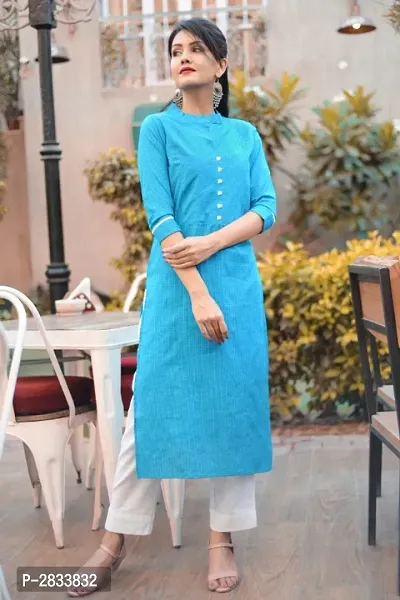 Elegant Cotton Solid Kurti-thumb2