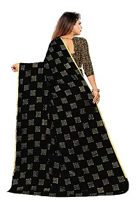 Beautiful Chiffon Zari Lace Work Saree With Jacquard Blouse Piece-thumb3