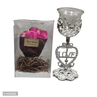 Valentine Gift Pack Bookey With Love Candle (7 inch)