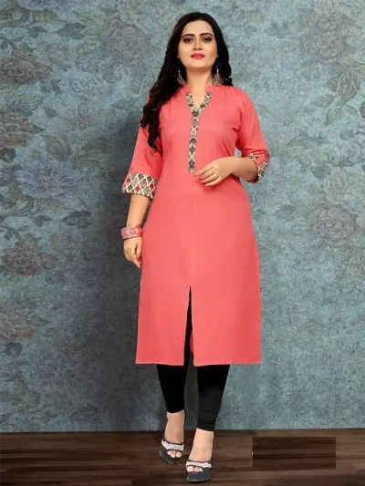 Plus Size Cotton Selfie Kurtis