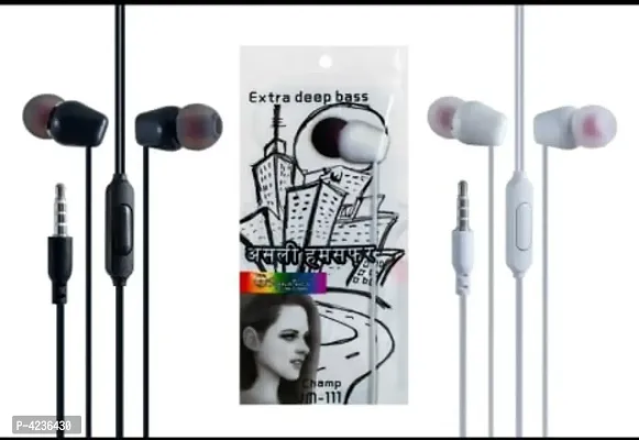 Signature wired in ear earphone- 1 pcs (Assorted Color)