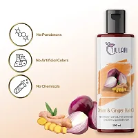 Tillari Onion Ginger Non Sticky Hair Oil For Stronger Hair Growth 100 Ml Hair Care Hair Oil-thumb4