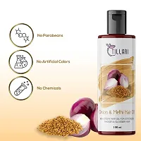 Tillari Onion Methi Non Sticky Hair Oil For Stronger Hair Growth 100 Ml-thumb2