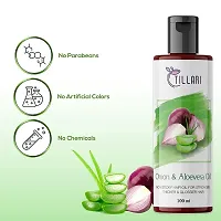 Tillari Onion Aloevera Non Sticky Hair Oil For Stronger Hair Growth 100 Ml Hair Care Hair Oil-thumb3