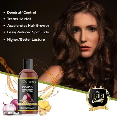 Onion Ginger hair oil with 14 Natural Oil Hair Oilnbsp;nbsp;(60 ml)-thumb4