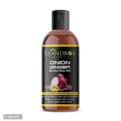 Onion Ginger hair oil with 14 Natural Oil Hair Oil Pack Of-(2)-(60 ml)-thumb5