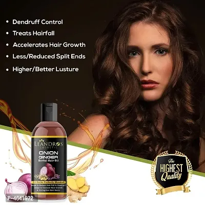 Onion Ginger hair oil with 14 Natural Oil Hair Oilnbsp;Pack Of-(3)-(60 ml)-thumb4