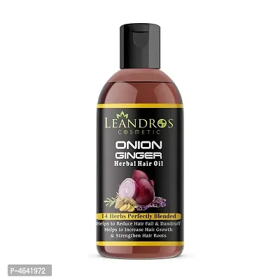 Onion Ginger hair oil with 14 Natural Oil Hair Oilnbsp;Pack Of-(3)-(60 ml)-thumb5