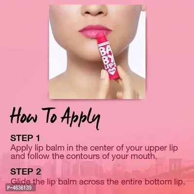 Baby Lips Color Lip Balm SPF 16 for Soft and Shiny Lips 4gm (Pink Lolita)-thumb2