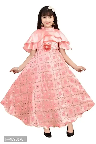Pink Silk Maxi Dress