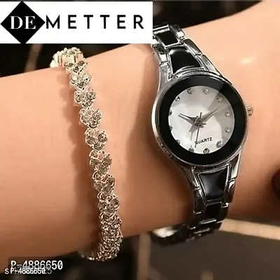 DeMetter Metal Strap Analog Watch For Women-thumb0