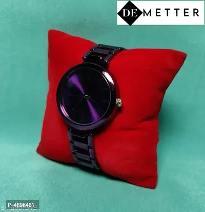 Demetter Metallic Strap Analog Watches for Women-thumb0