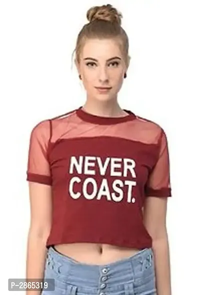 Maroon  White Never Coast Tee Set Of Two Combo-thumb0