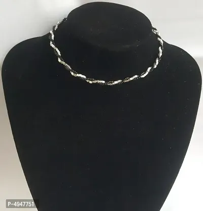 Black & White Choker Necklace-thumb0