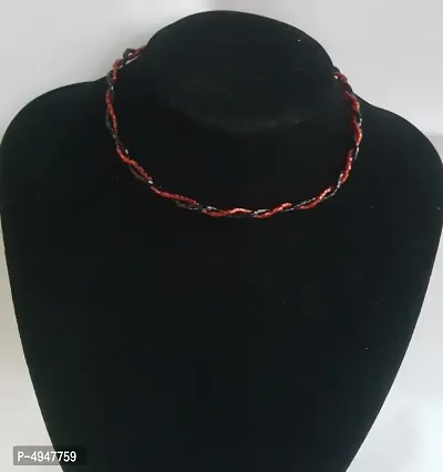 Black & Red Choker Necklace
