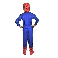 Stylish Polyester Multicoloured Printed Spiderman Clothing Set For Kids-thumb1