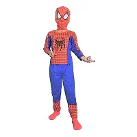 Stylish Polyester Multicoloured Printed Spiderman Clothing Set For Kids-thumb4