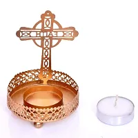 Shadow Christmas Cross Tealight Candle Holder-thumb1