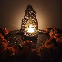 Sai Baba Shadow Tealight Candle Holder-thumb1