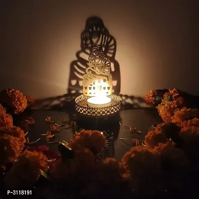 Sai Baba Shadow Tealight Candle Holder-thumb2
