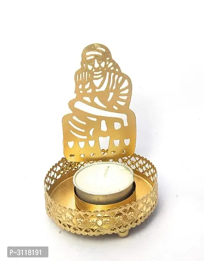 Sai Baba Shadow Tealight Candle Holder-thumb3