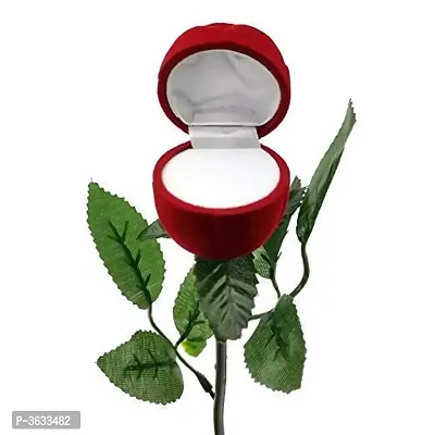 Velvet Red Rose Jewellery Ring Box(Birthday,Engagement)2box,Red Rose Ring-thumb2