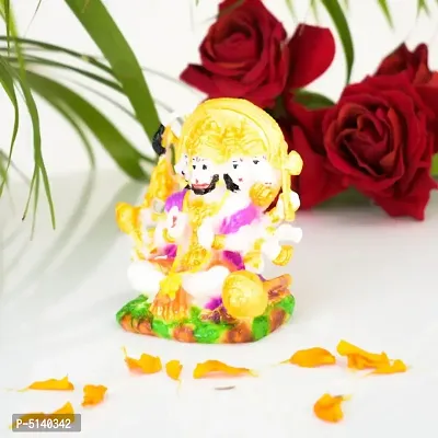 Panchmuki Hanuman Ji Idols For Car Dashboard Office And Study Table-thumb2