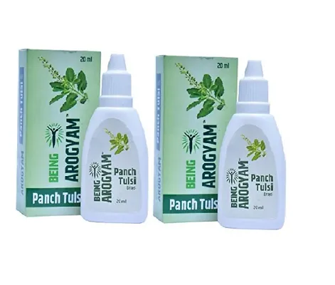 Being Arogyam Panch Tulsi Drops Pack of 2