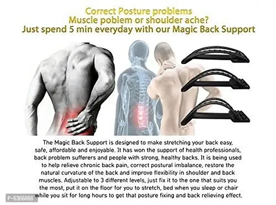 Lumbar Back Stretcher, For Lower And Upper Back Massager And Support Back Tool, Lumbar Support For Office Chair-thumb5