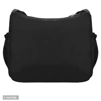Stylish Polyester Black  Printed Cross Body Sling Bag For Unisex-thumb2