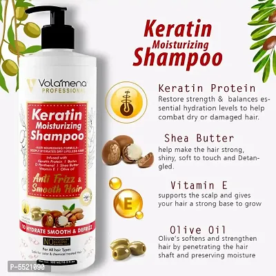 Keratin Moisturizing Shampoo (500 ml)-thumb2