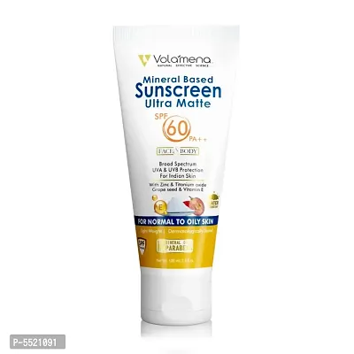 Mineral Based Sunscreen Gel Ultra Matte 60 SPF(100 ml)