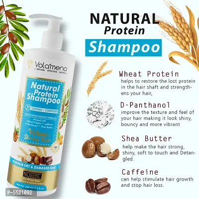 Natural Protein 2 in 1 Hair Shampoo (250 ml)-thumb3